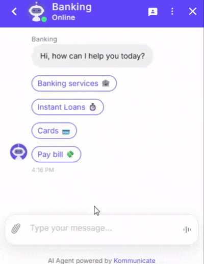 Banking AI agent